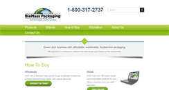 Desktop Screenshot of biomasspackaging.com